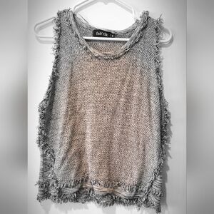 Fab'rik Sweater Vest Grey Medium